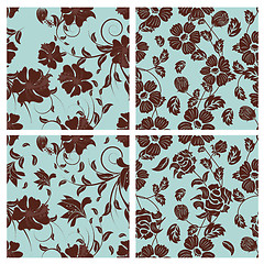 Image showing seamless floral pattern