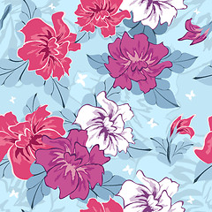 Image showing seamless floral pattern