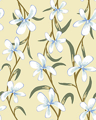 Image showing seamless floral pattern