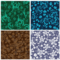 Image showing seamless floral pattern