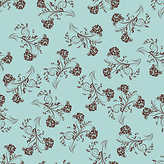 Image showing seamless floral pattern