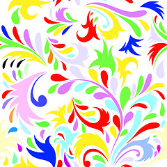 Image showing seamless floral pattern