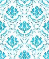 Image showing seamless damask pattern