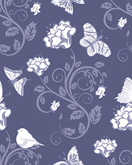 Image showing seamless floral pattern