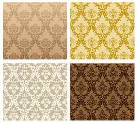 Image showing seamless damask pattern