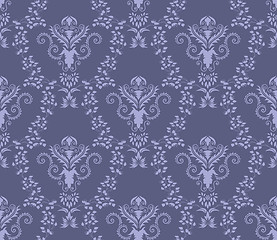 Image showing seamless damask pattern