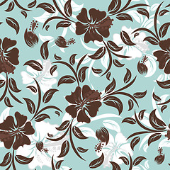 Image showing seamless floral pattern