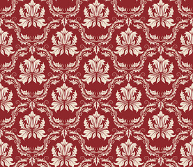 Image showing seamless damask pattern