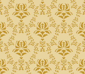 Image showing seamless damask pattern