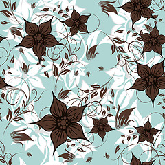 Image showing seamless floral pattern