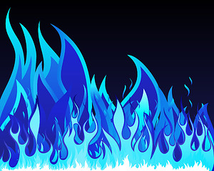 Image showing fire background