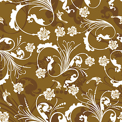 Image showing seamless floral pattern