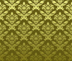 Image showing seamless damask pattern