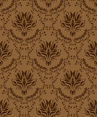 Image showing seamless damask pattern