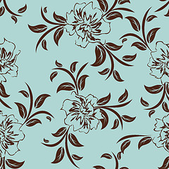 Image showing seamless floral pattern