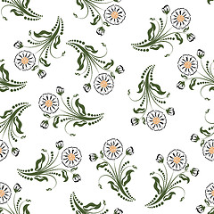 Image showing seamless floral pattern