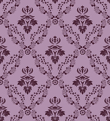 Image showing seamless damask pattern