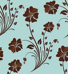 Image showing seamless floral pattern