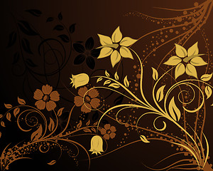 Image showing floral background