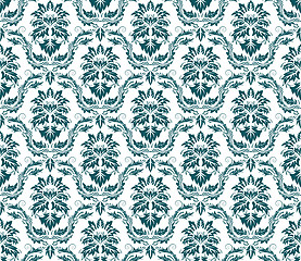 Image showing seamless damask pattern