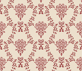 Image showing seamless damask pattern