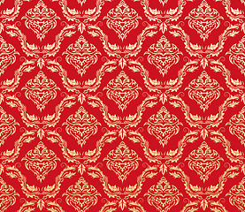 Image showing seamless damask pattern