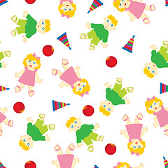 Image showing greeting seamless pattern