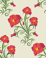 Image showing seamless floral pattern