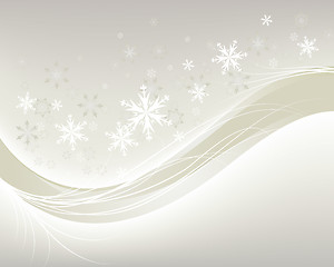 Image showing winter frame background