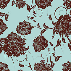 Image showing seamless floral pattern