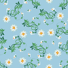 Image showing seamless floral pattern