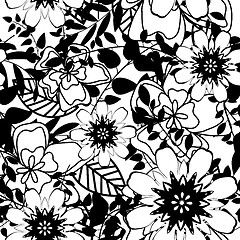 Image showing seamless floral pattern