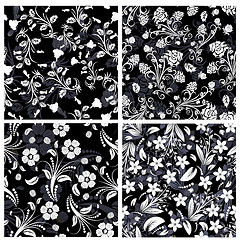 Image showing seamless floral pattern