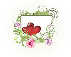 Image showing St. Valentine's day card