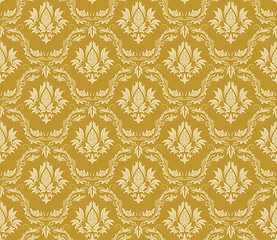 Image showing seamless damask pattern