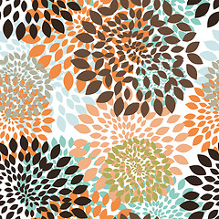 Image showing seamless floral pattern