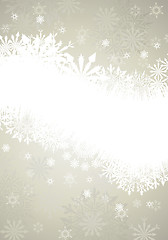 Image showing winter frame background