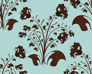 Image showing seamless floral pattern