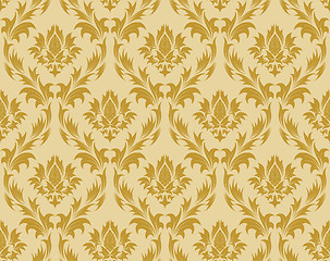 Image showing seamless damask pattern