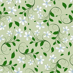 Image showing seamless floral pattern