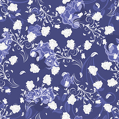 Image showing seamless floral pattern