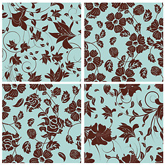 Image showing seamless floral pattern