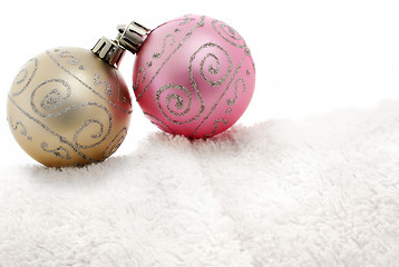 Image showing Two Baubles