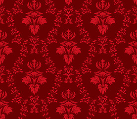 Image showing seamless damask pattern