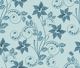 Image showing seamless floral pattern