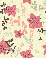 Image showing seamless floral pattern