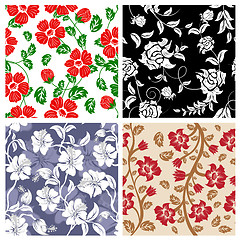 Image showing seamless floral pattern