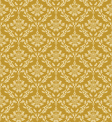 Image showing seamless damask pattern