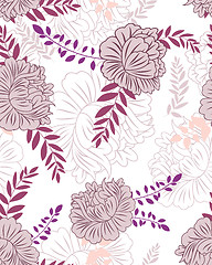 Image showing seamless floral pattern