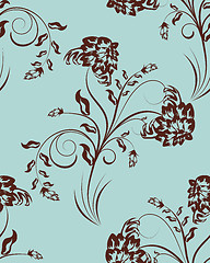 Image showing seamless floral pattern